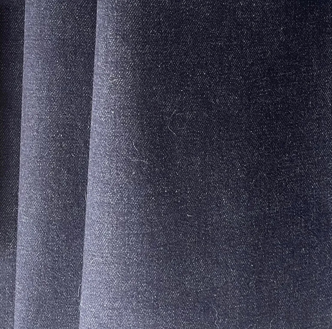 14 Oz Heavy Deep Indigo Stretch Cotton Denim (Made in USA)