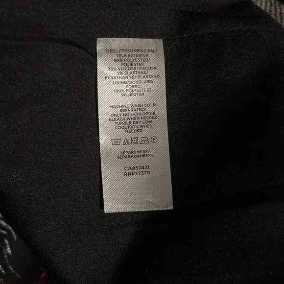 Ann Taylor Plaid Double Breasted Blazer
