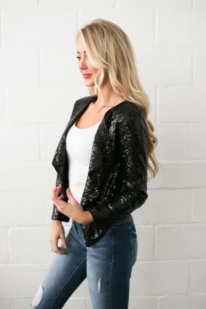 Auld Lang Syne Sequined Blazer - ALL SALES FINAL
