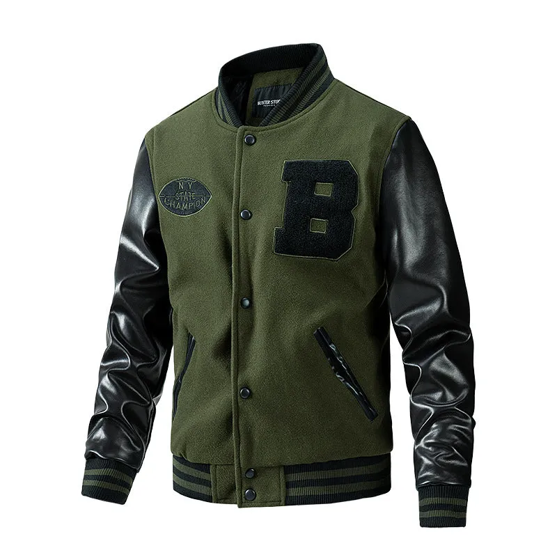 Aule Patchwork Baseball Jackets