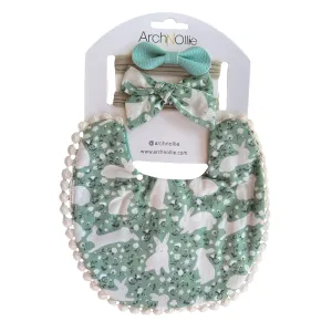 Bib & Bow Set - Bunny