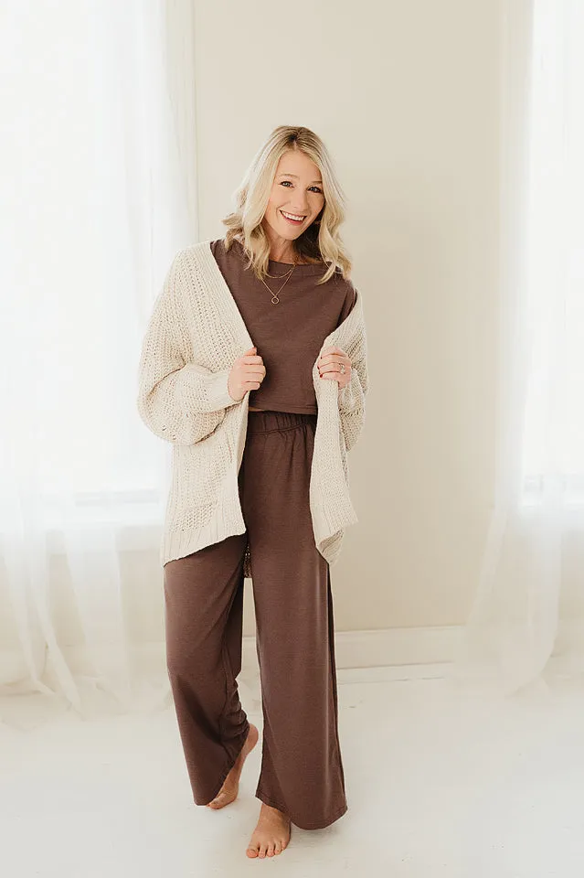 Boatneck French Terry Top
