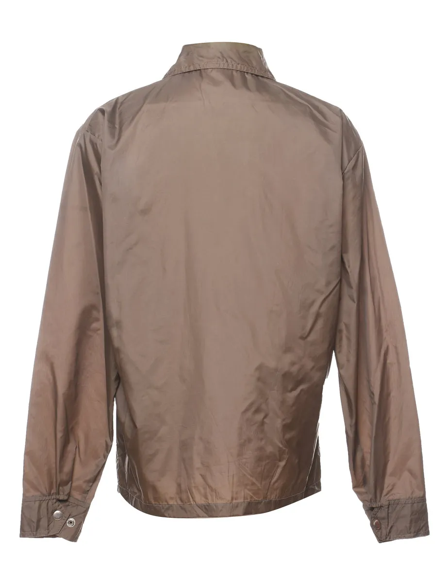 Brown 1980s Coach Jacket - M