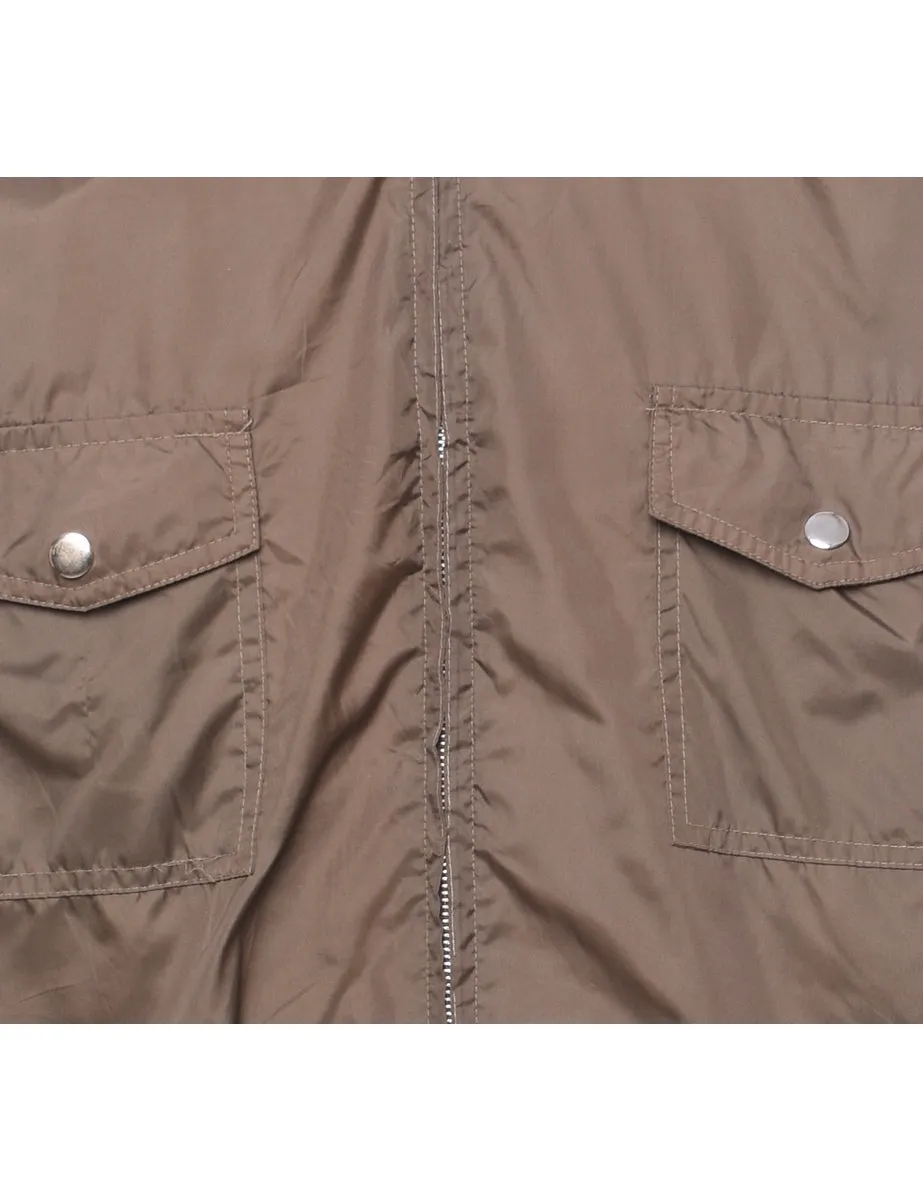 Brown 1980s Coach Jacket - M