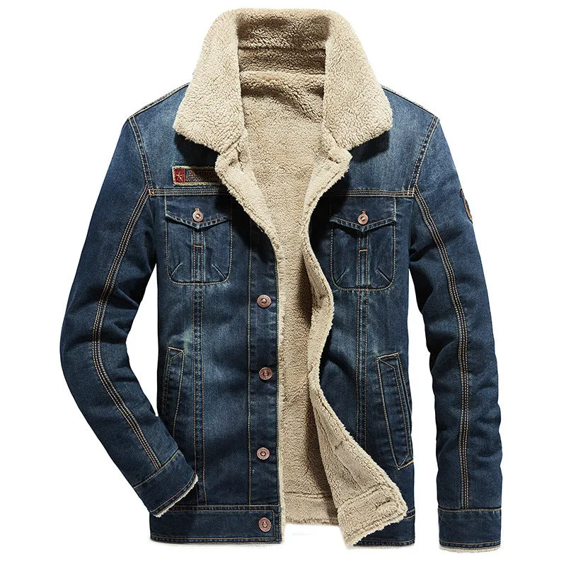 Casual Men's Winter Denim Jacket