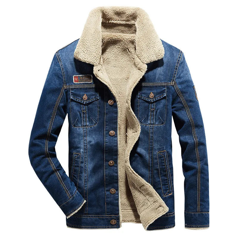 Casual Men's Winter Denim Jacket