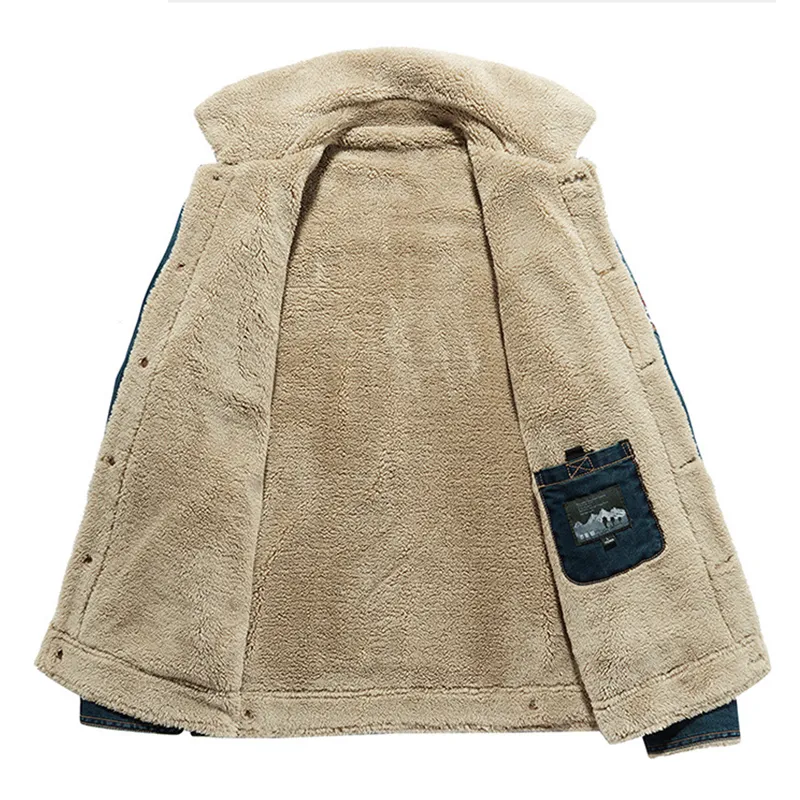 Casual Men's Winter Denim Jacket