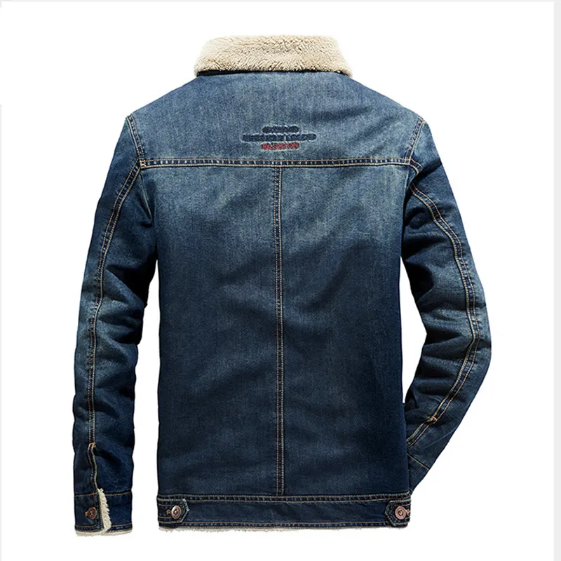 Casual Men's Winter Denim Jacket