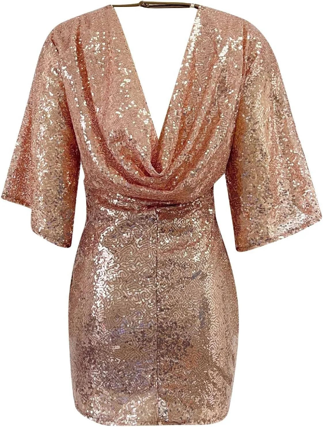 Christmas Skirts for Women Women's Sequin Sparkly Party Club Dress Pleated Cocktail Dress Midi Skirts