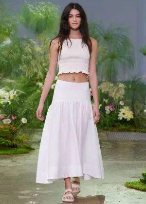 Clemence Linen Skirt