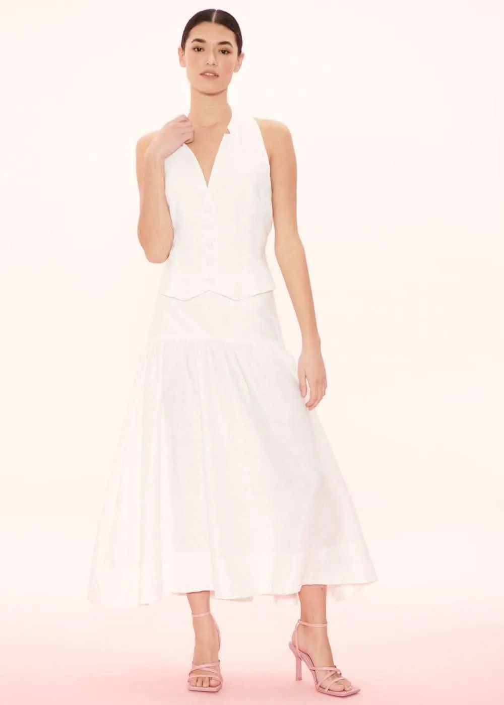 Clemence Linen Skirt