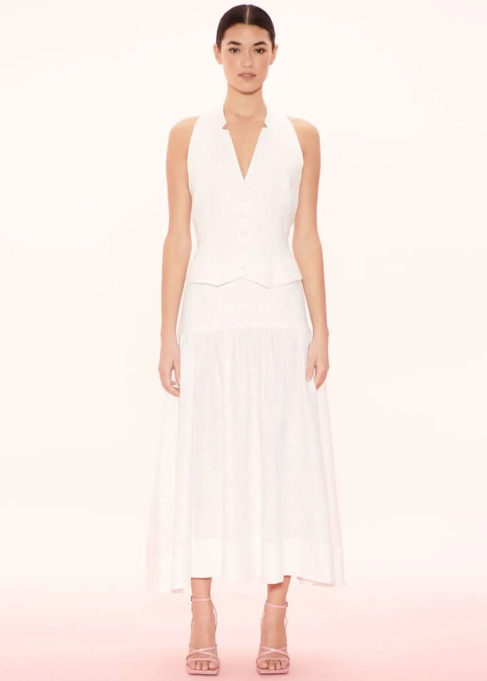 Clemence Linen Skirt