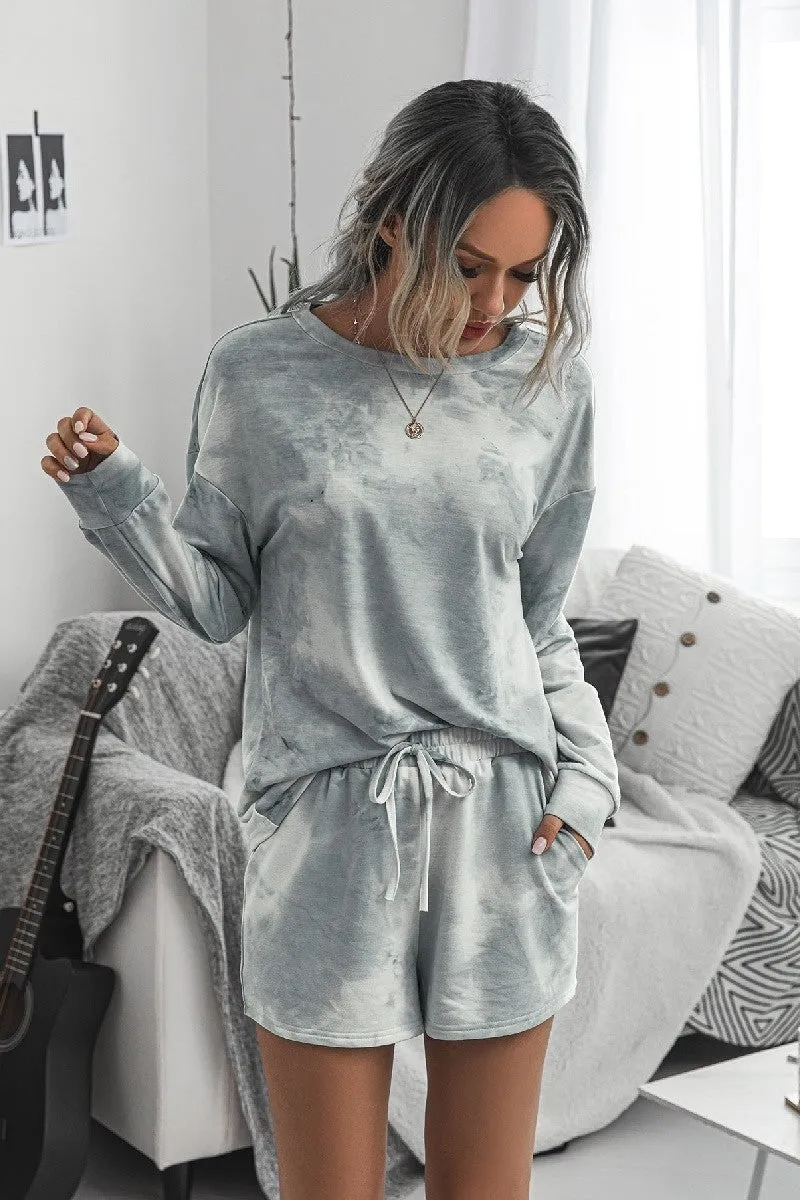 Comfy Round Neck Solid Loungewear - Assorted Colors **Clearance! Final sale! Was $50 now $18 per set*