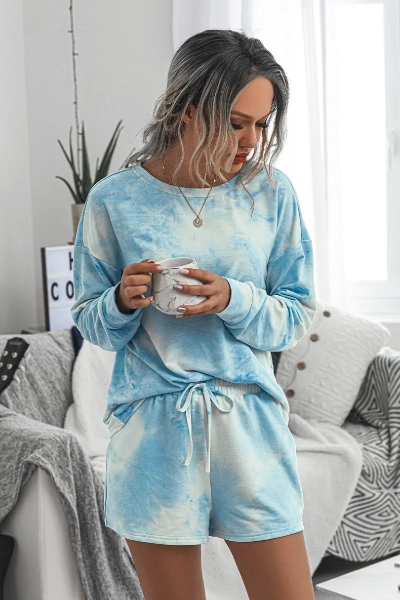Comfy Round Neck Solid Loungewear - Assorted Colors **Clearance! Final sale! Was $50 now $18 per set*
