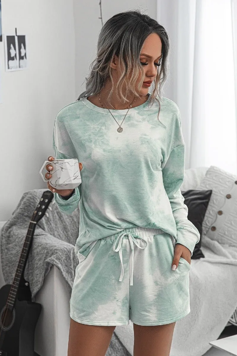Comfy Round Neck Solid Loungewear - Assorted Colors **Clearance! Final sale! Was $50 now $18 per set*