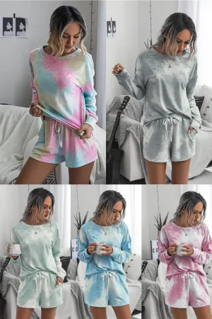 Comfy Round Neck Solid Loungewear - Assorted Colors **Clearance! Final sale! Was $50 now $18 per set*