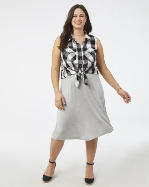 Jaan Midi Skirt | Light Grey