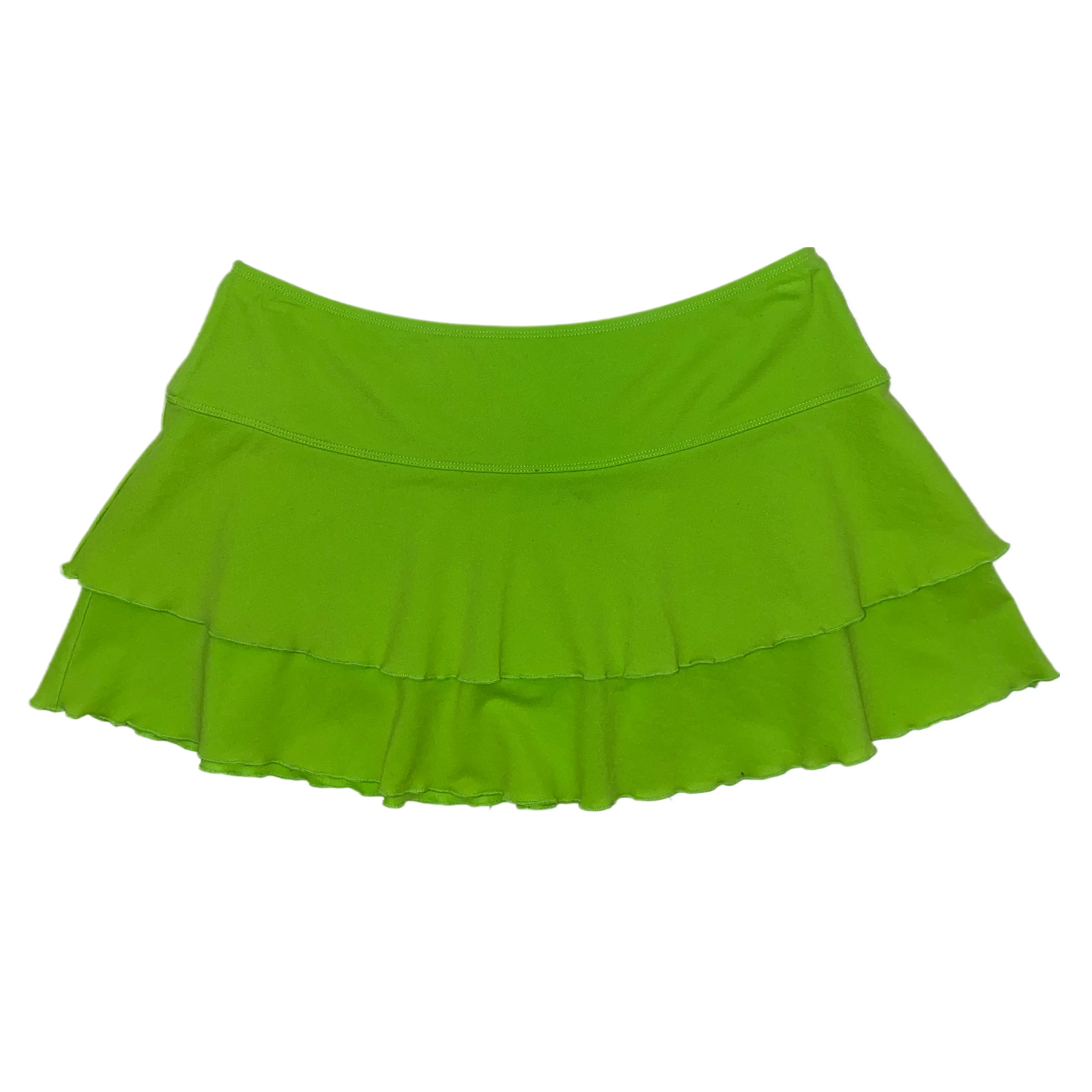 Lime Flirty Mini Skirt (S)