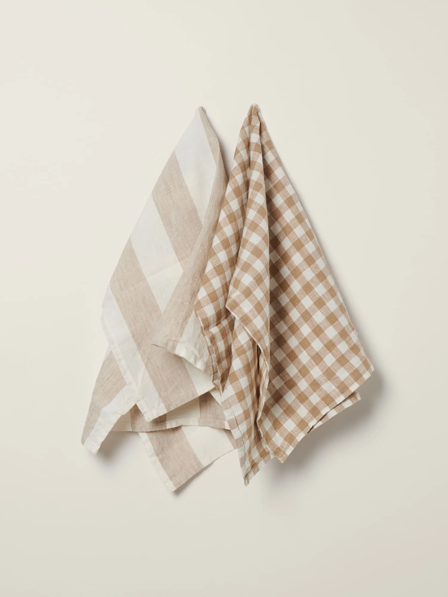 Linen Tea Towel Set (2 units) in Natural