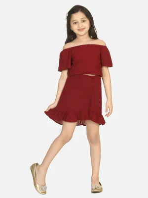 Maroon Coordinated Clothing Set