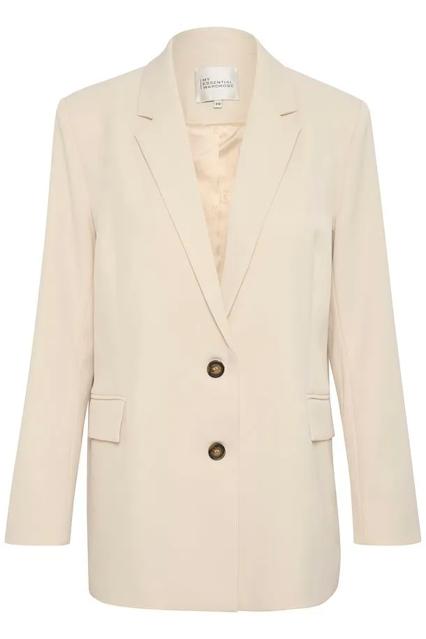 My Essential Wardrobe Disa Oatmeal Blazer