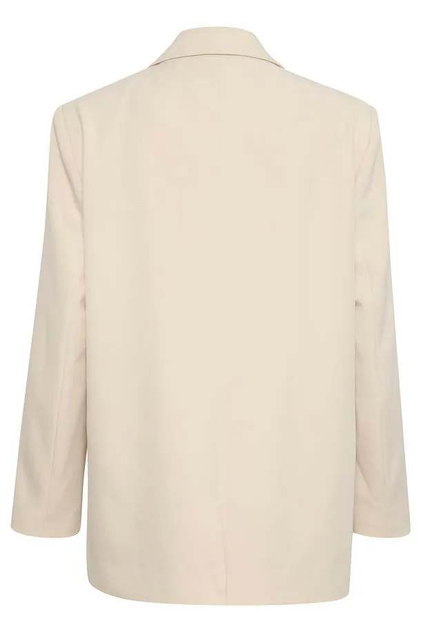 My Essential Wardrobe Disa Oatmeal Blazer