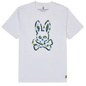 PSYCHO BUNNY MENS PATCHAM TEE SHIRT - WHITE