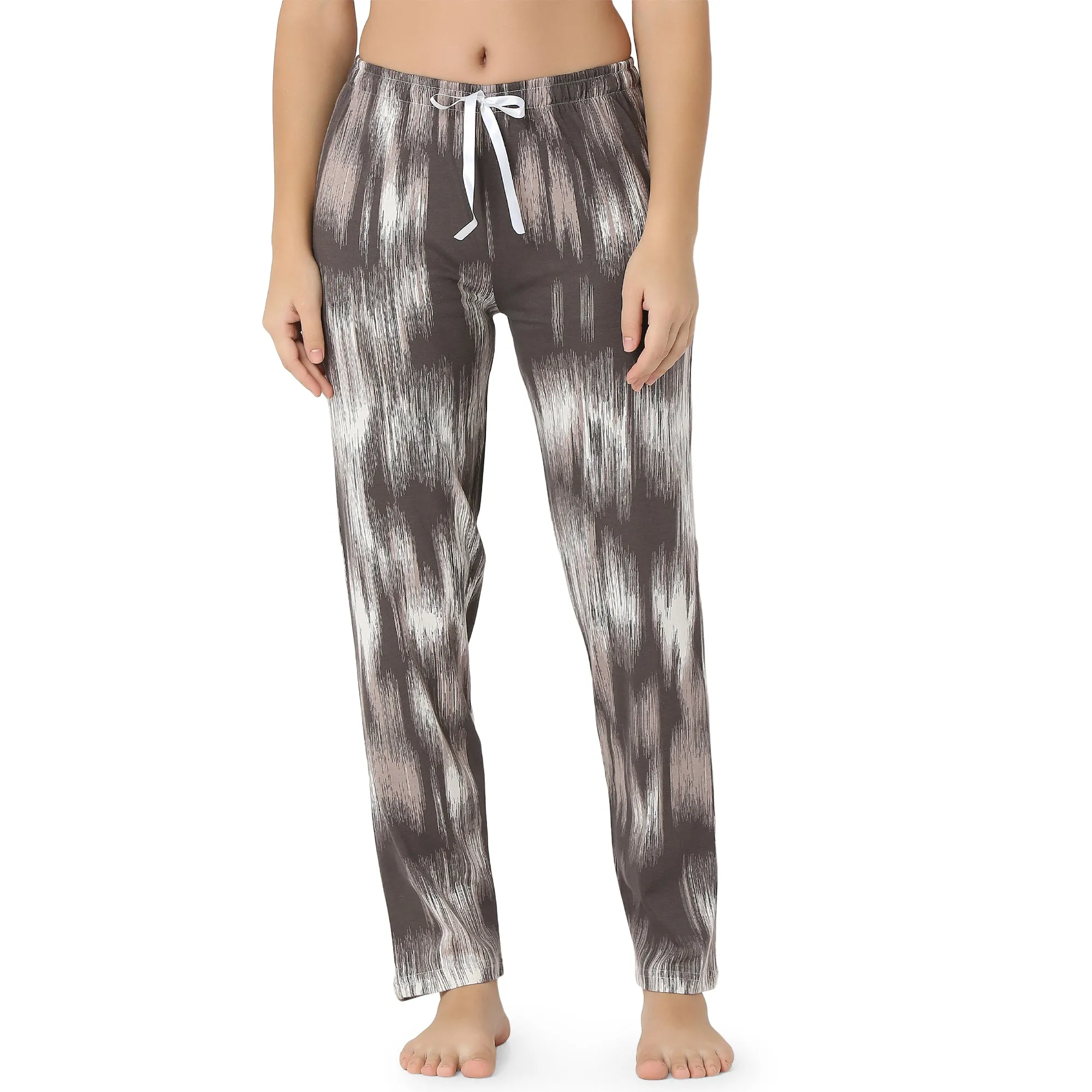 R-CS-19724 Brown Modern Abstract -Co-ord Set
