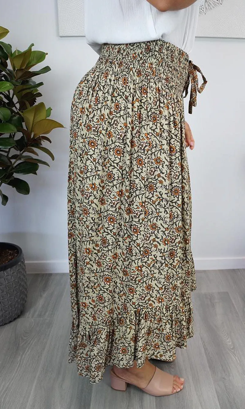 Rayon Skirt Tangelo Alpine, More Colours