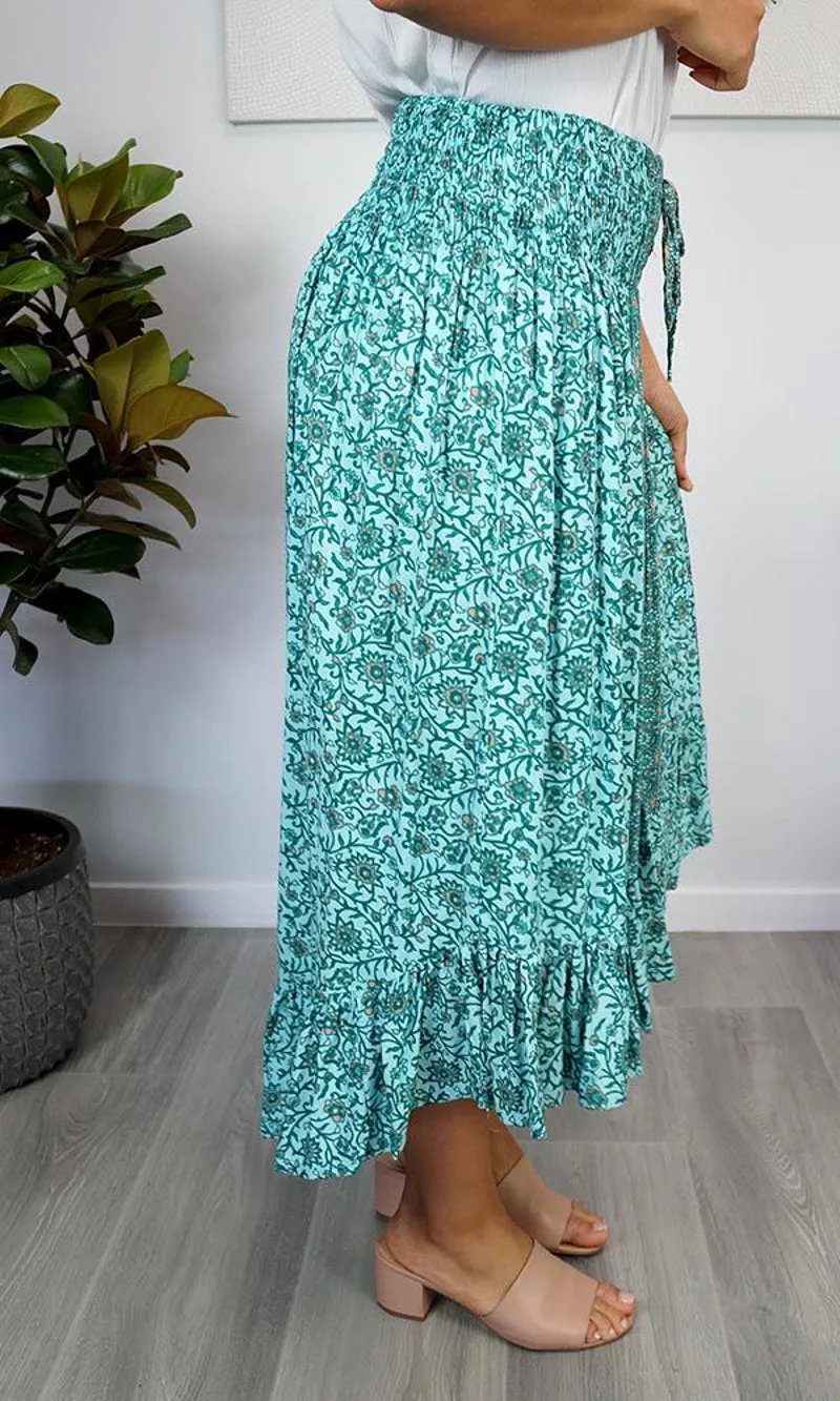 Rayon Skirt Tangelo Alpine, More Colours