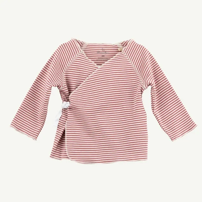 Rose Mini Stripe 2-Piece Kimono Set