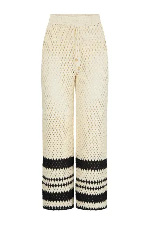 SIESTA CROCHET PANT-CREAM