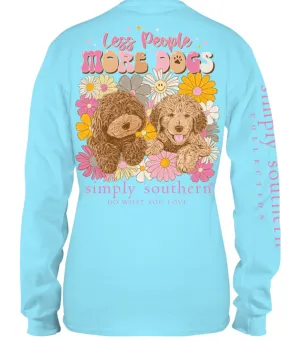 Simply Southern Less people more dogs tee