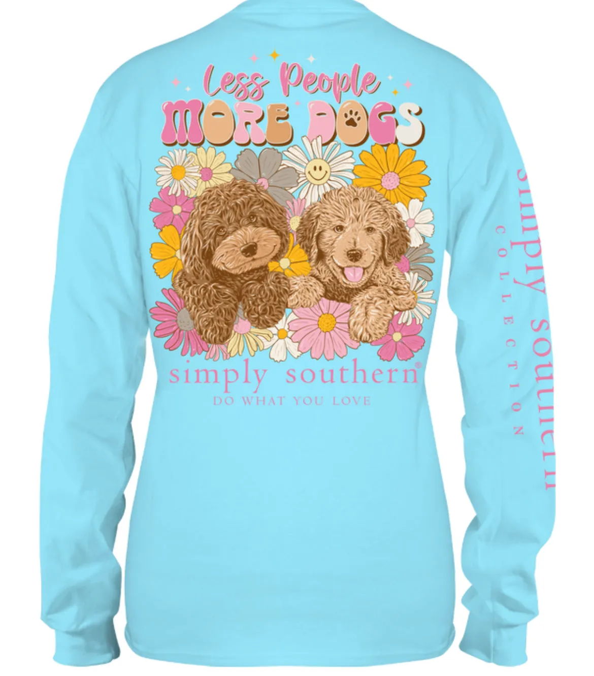 Simply Southern Less people more dogs tee