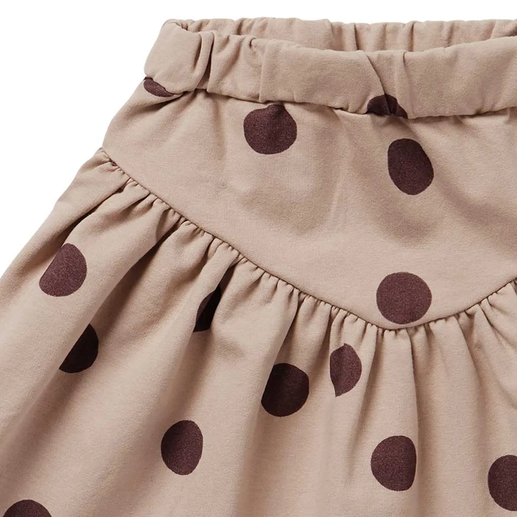Skirt Spotted Rose Grey