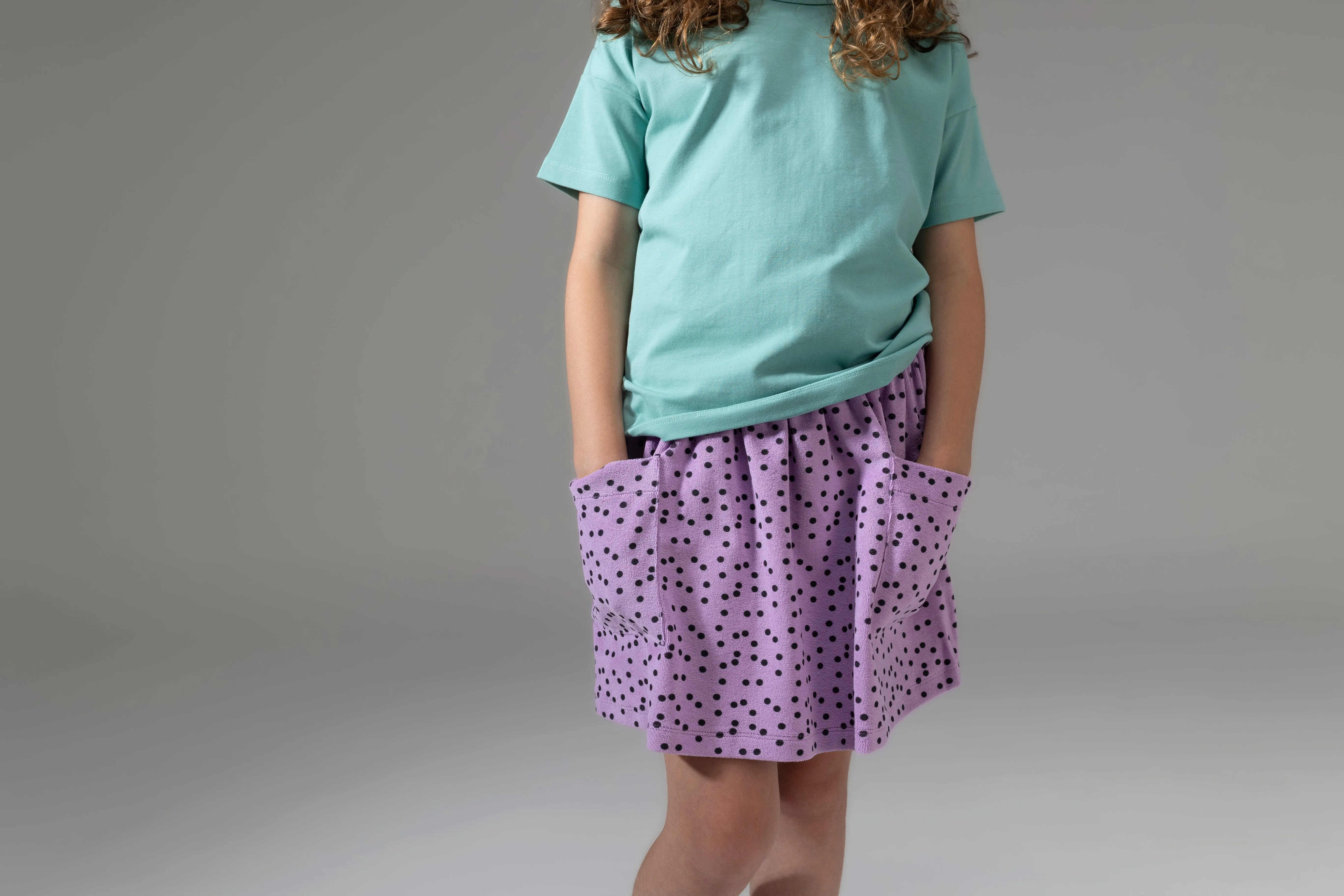 Skirt Violet Dot
