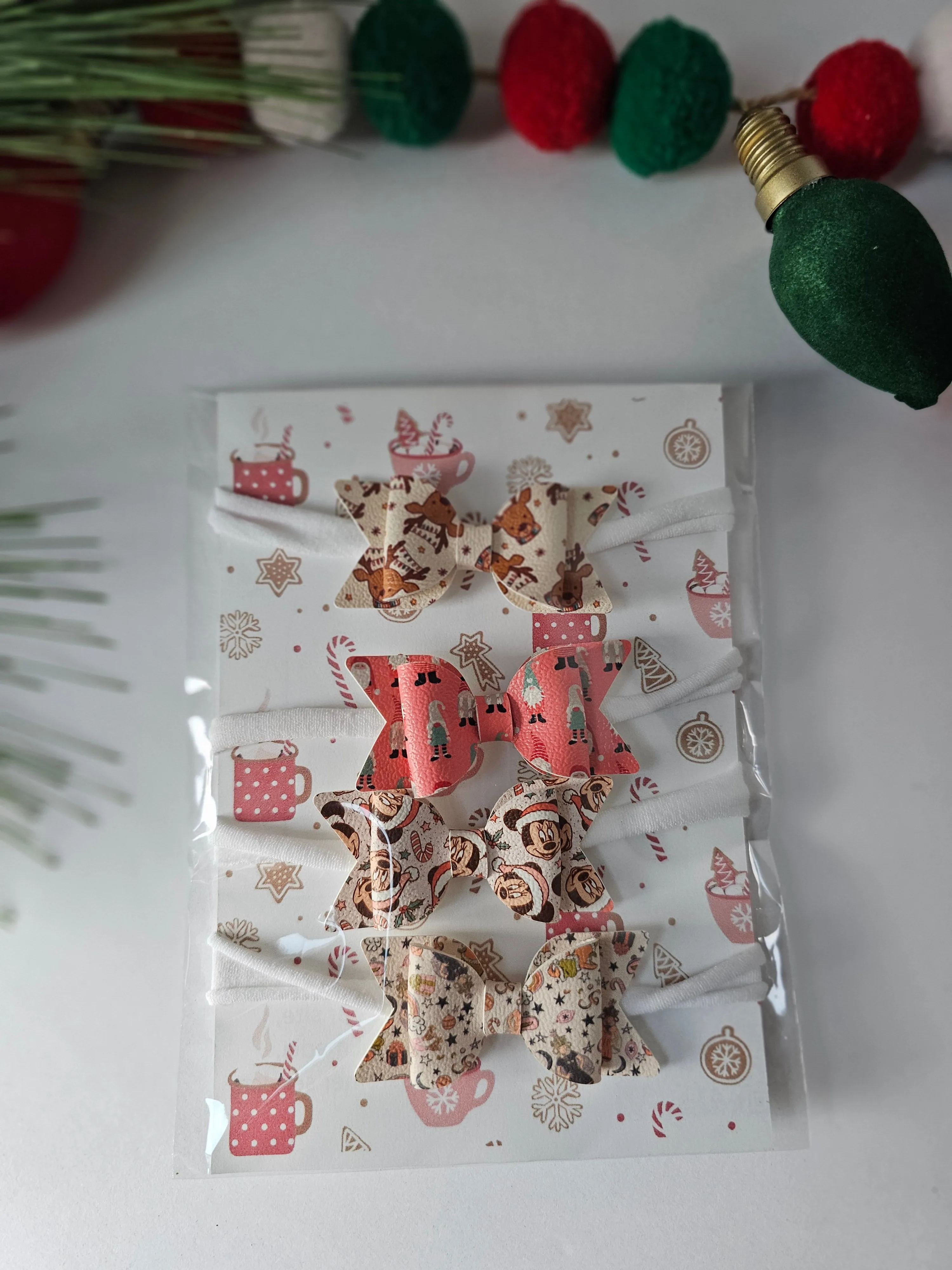 Small Christmas Variety Bow Set