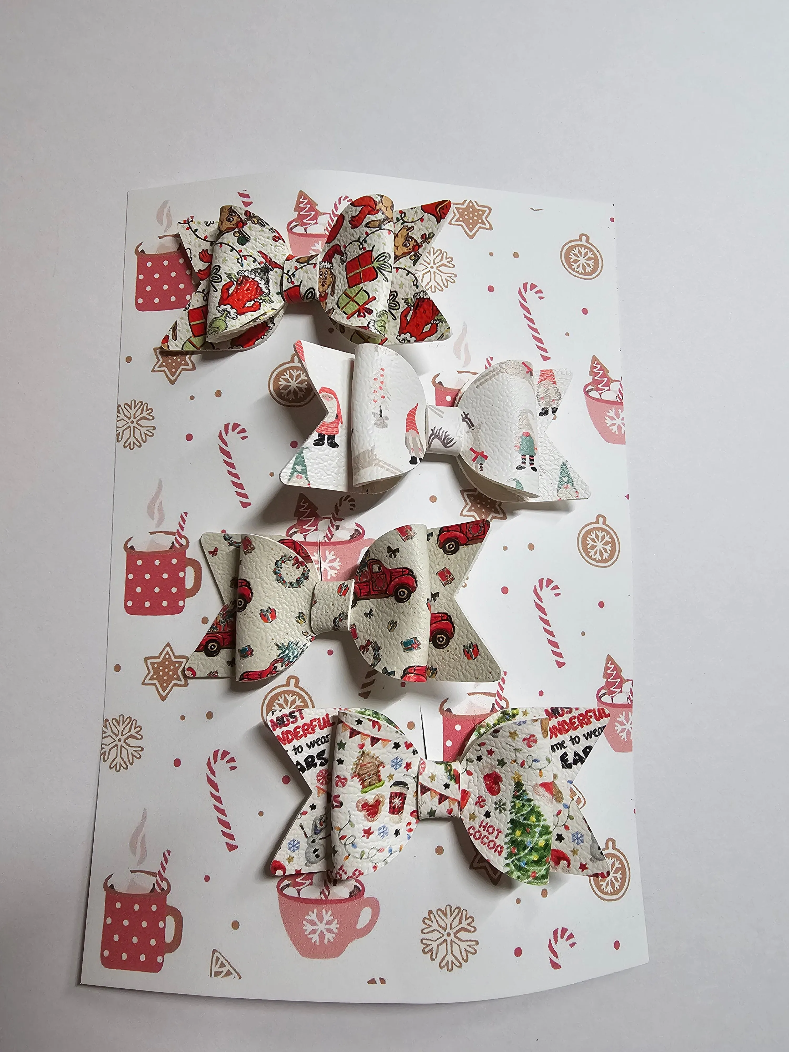 Small Christmas Variety Bow Set