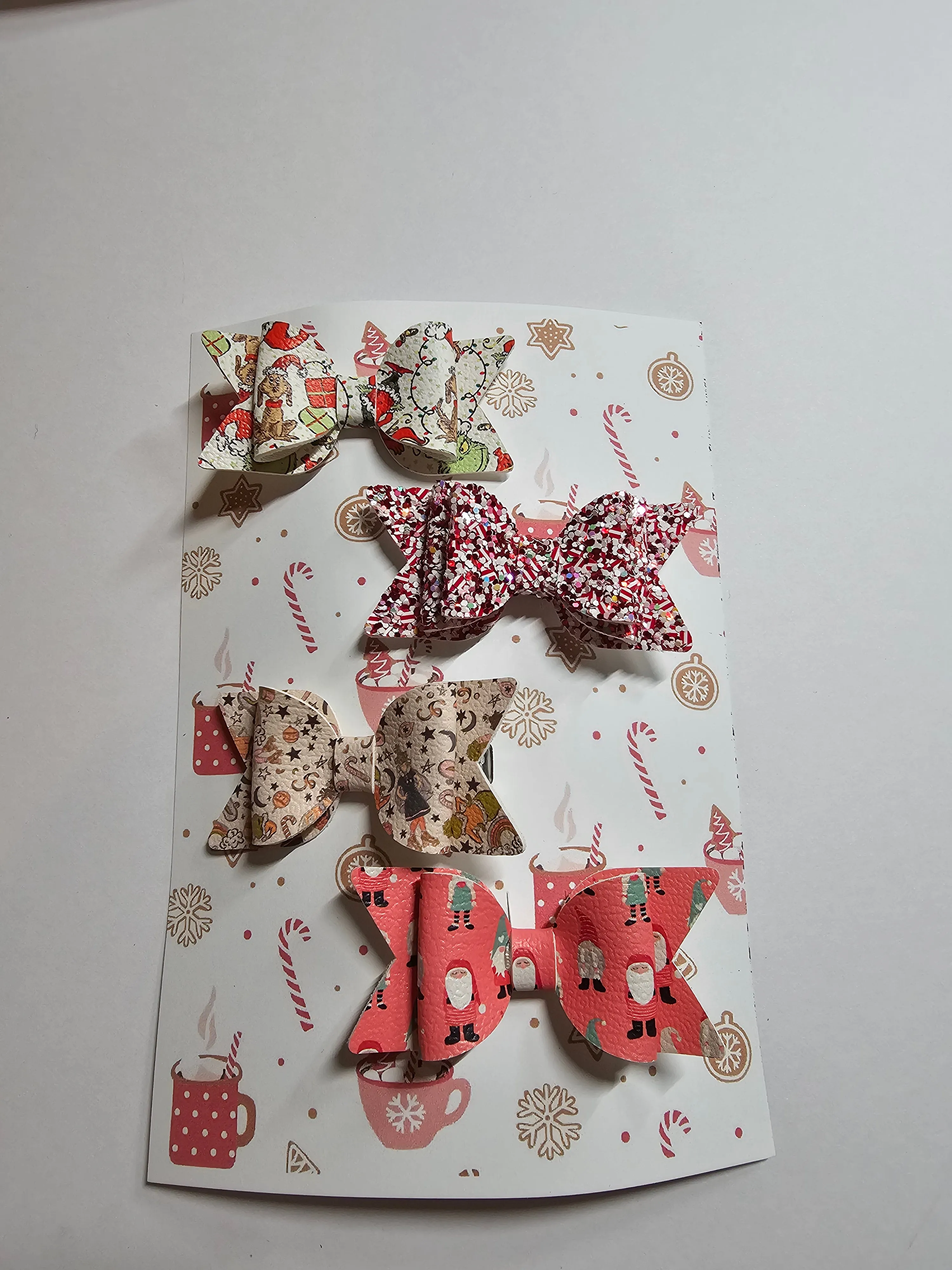 Small Christmas Variety Bow Set
