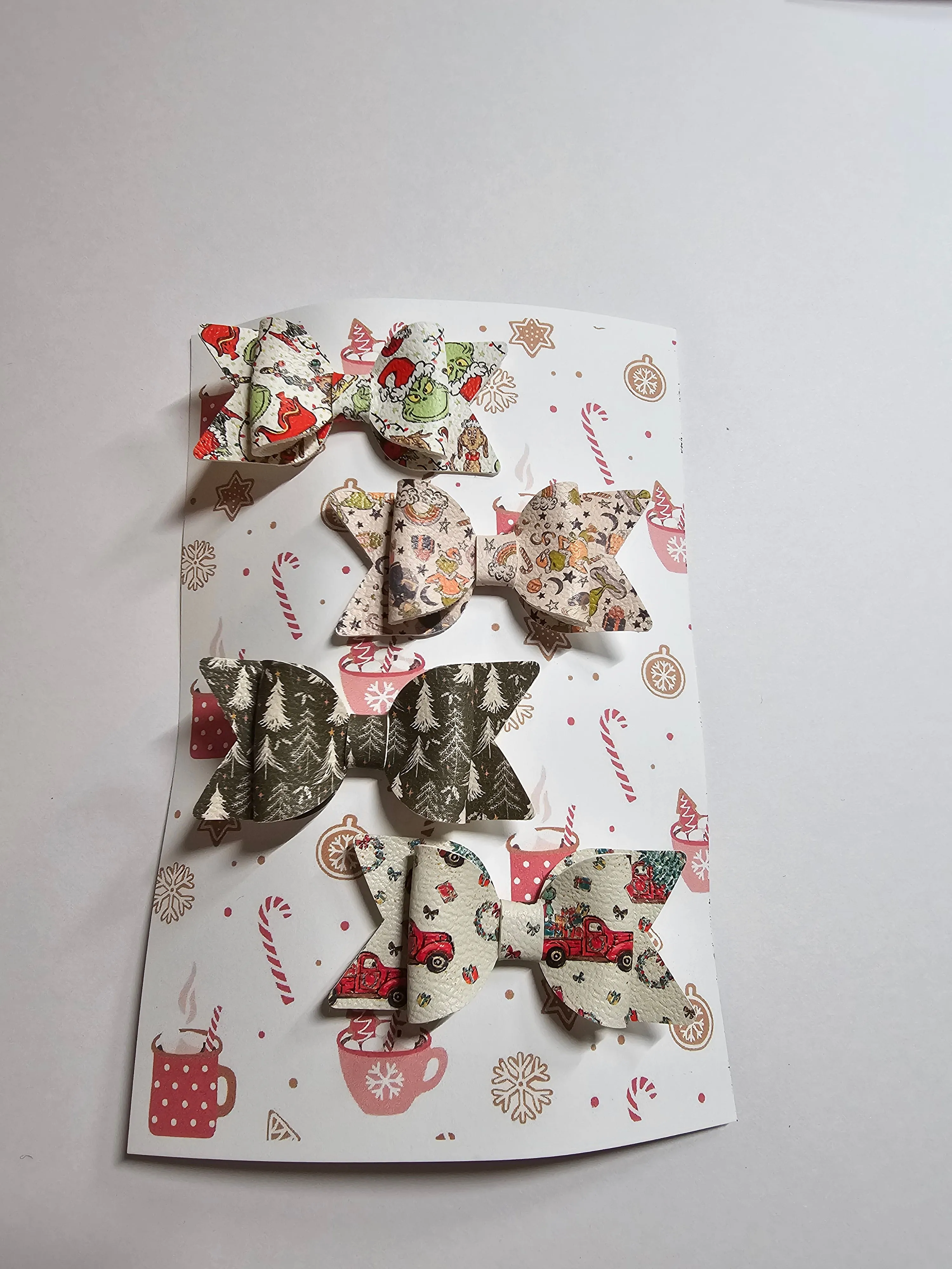 Small Christmas Variety Bow Set
