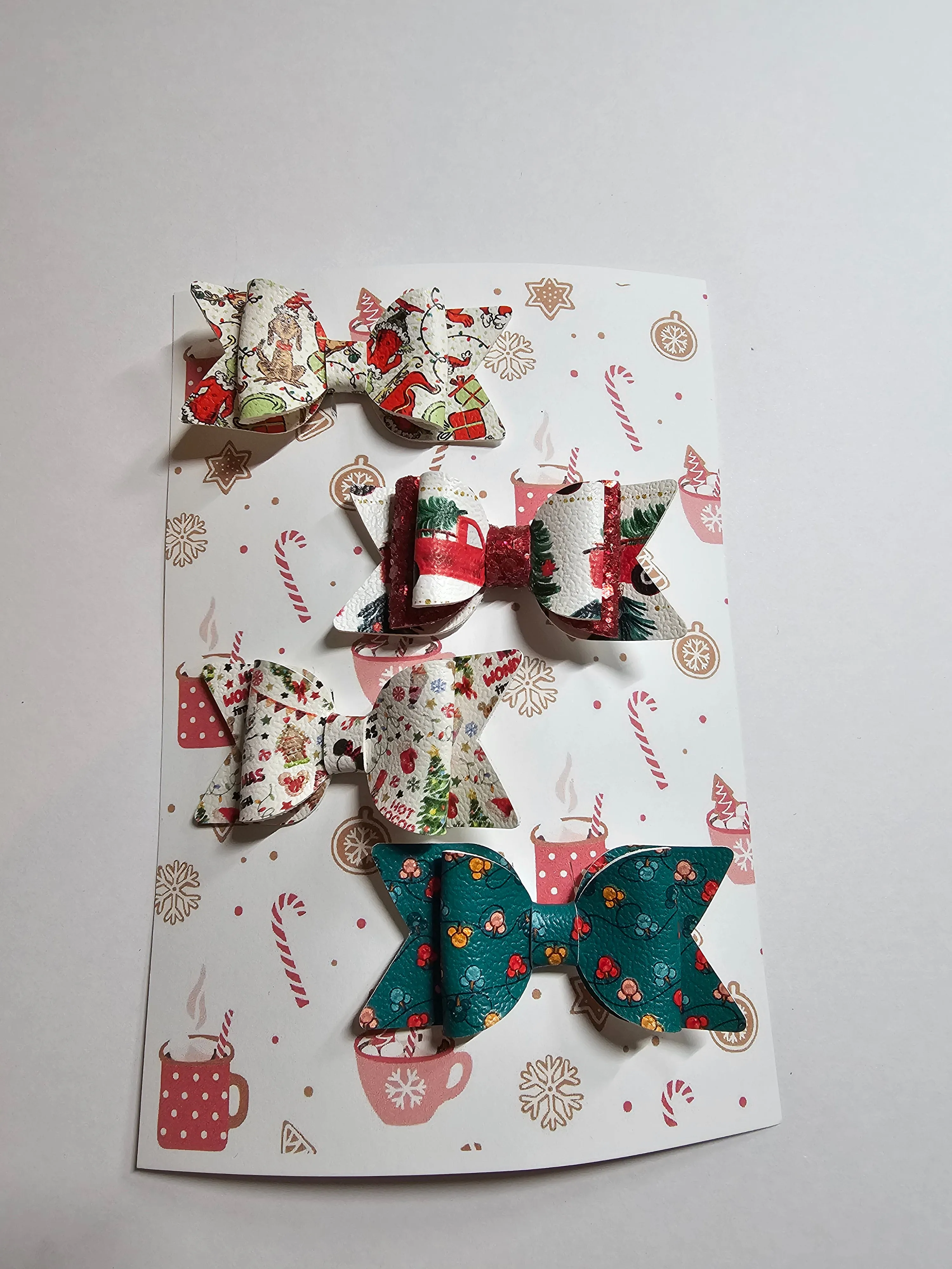 Small Christmas Variety Bow Set