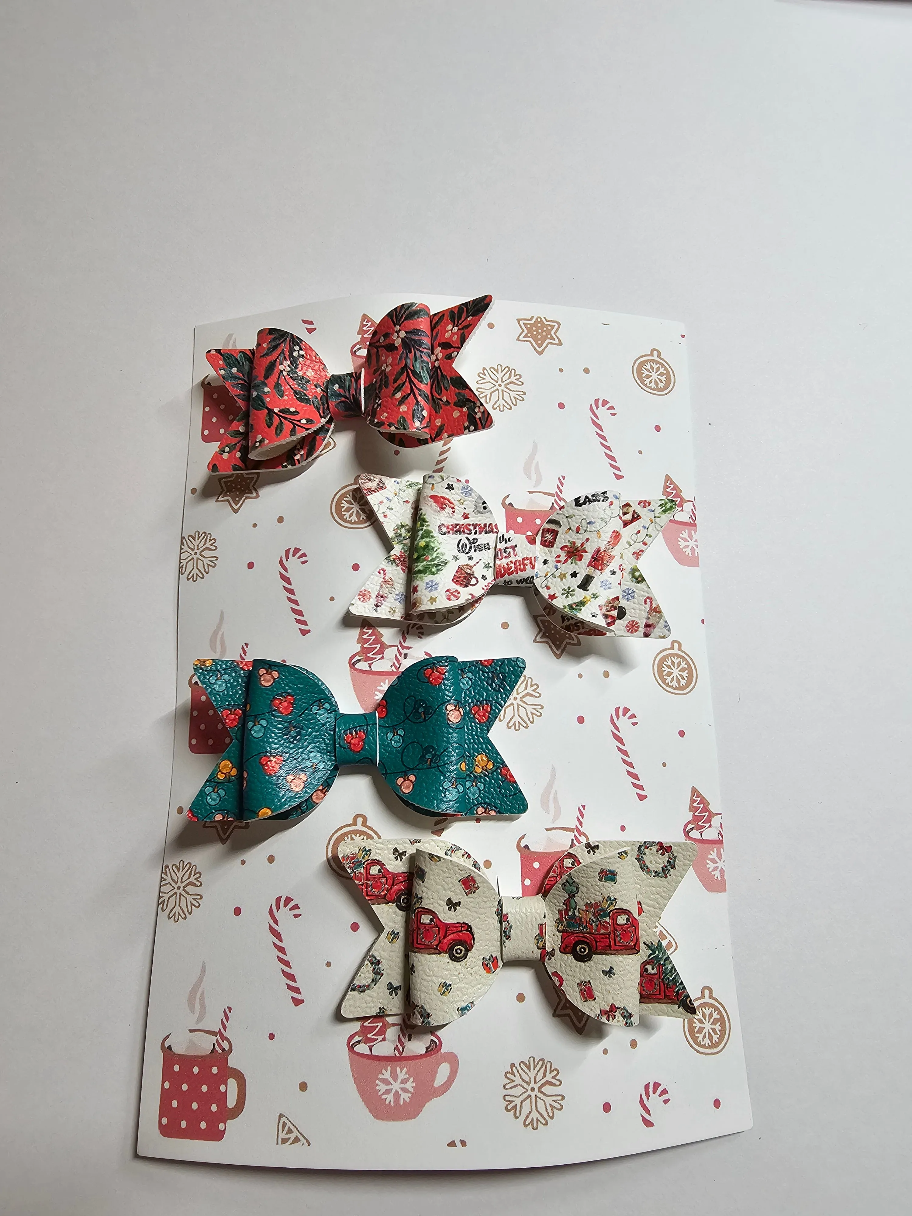 Small Christmas Variety Bow Set