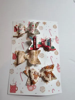 Small Christmas Variety Bow Set