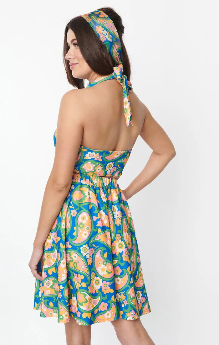 Sweet Talk Mod Paisley Skirt - FINALSALE
