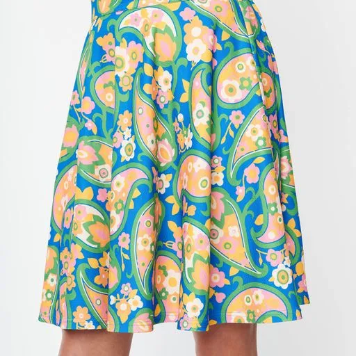 Sweet Talk Mod Paisley Skirt - FINALSALE