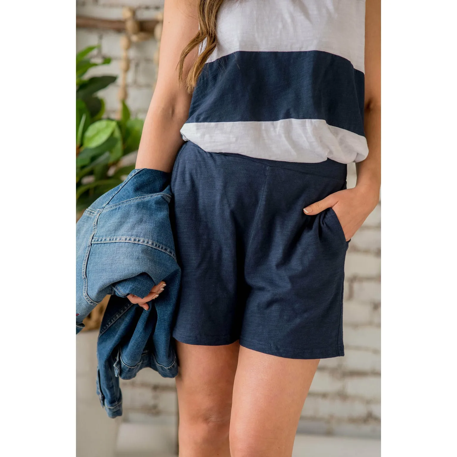 Thick Striped Tank Lounge Set