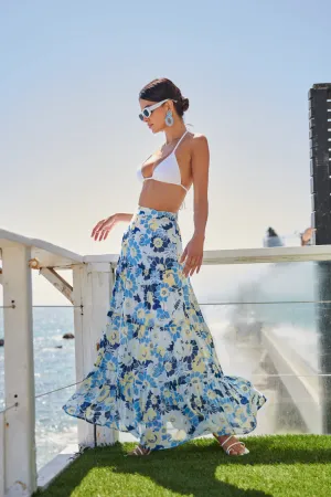 Zippy Seaside Bellingham Tiered Maxi Skirt