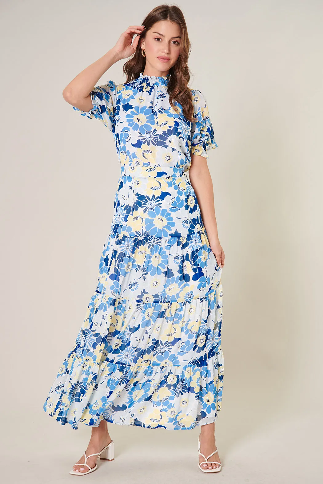 Zippy Seaside Bellingham Tiered Maxi Skirt